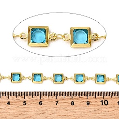 Латунные цепочки с квадратными звеньями CHC-H114-02G-01