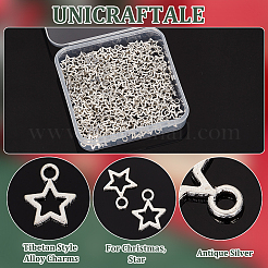 200pcs breloques en alliage de style tibétain&nbsp;UNKW-UN0001-20