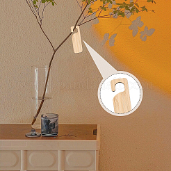 40 шт. 4 пустых деревянных этикетки для растений AJEW-CA0003-79