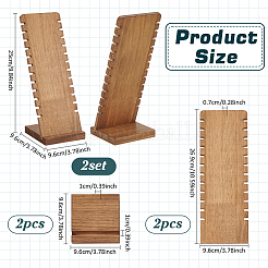 Кедровые украшения slan back подвеска ожерелье органайзер стенды для демонстрации&nbsp;ODIS-WH0078-23