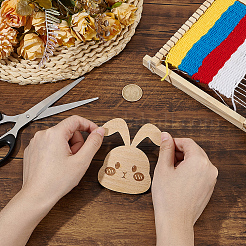 Деревянные инструменты для вязания кроликов WOOD-WH0050-029