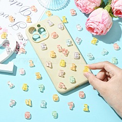 Прозрачные мини-кабошоны из смолы&nbsp;RESI-CJC0023-20