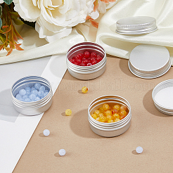 Круглые алюминиевые жестяные банки&nbsp;CON-WH0086-127B