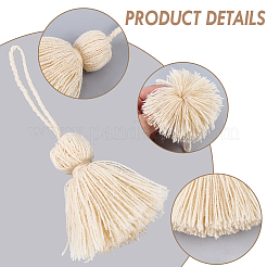 6 pz di decorazioni pendenti con nappe in fibre acriliche&nbsp;HJEW-CP0001-31A