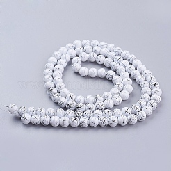 Строковые стеклянные бусины в нитях GLAD-S074-8mm-74