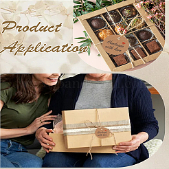 200 Stück Geschenkanhänger aus Kraftpapier&nbsp;SCRA-LP0001-02