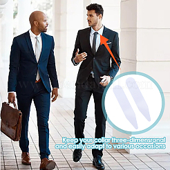 Воротник из ПВХ для рубашки священнослужителя&nbsp;AJEW-CN0005-17B