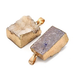 Natur druzy Achatanhänger&nbsp;GG-K002-20