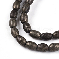 Природного пирита бисер нитей G-N346-02A-01