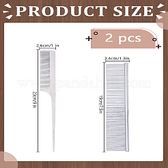 2 шт. 2 стиля гребня из нержавеющей стали&nbsp;AJEW-LP0004-19
