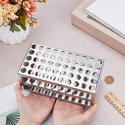 Стойка для пробирок из нержавеющей стали&nbsp;AJEW-WH0248-726C