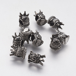 Ионное покрытие (IP) 304 нержавеющая сталь европейские бусины STAS-J022-113AS