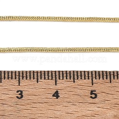Colliers à chaîne serpent ronde en laiton de 1 mm pour femmes&nbsp;KK-CBA4FD4-06G
