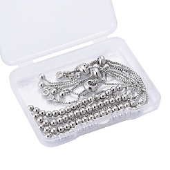 Латунь браслет-цепочка материалы KK-CJ0001-29