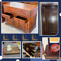 4 шт. Защитный уголок из латуни для корпусной мебели&nbsp;KK-PH0014-18AG