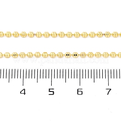 Messing-Rondell-Gliederkettenhalsketten für Damen&nbsp;X-NJEW-K282-04G