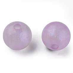 Радужное переливчатое покрытие акриловыми бусинами&nbsp;MACR-N006-16B-B01