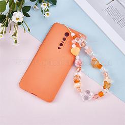 150 個ランダムローズアクリルビーズクマパステルスペーサービーズ蝶ルースビーズジュエリーキーホルダー電話ストラップ作る  オレンジ  17mm&nbsp;JX543I