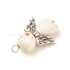 Хэллоуин окрашенные синтетические бирюзовые подвески&nbsp;PALLOY-JF01598-03