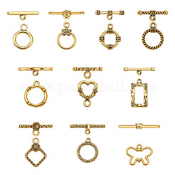 Chiusure toggle di sitle tibetano&nbsp;TIBE-TA0001-20AG
