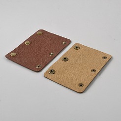 Накладки на ручки кожаных сумок&nbsp;DIY-WH0750-043D