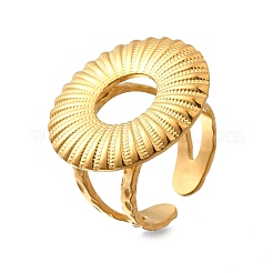 Кольцо-манжета из нержавеющей стали 304 для женщин&nbsp;RJEW-A053-06G-02