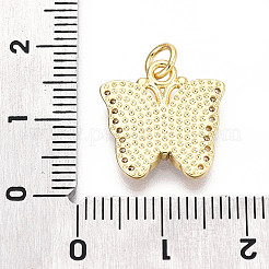 Латунные микропаве прозрачные подвески с фианитом KK-N268-77G