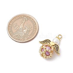 Стеклянные жемчужины круглые бусины подвески&nbsp;PALLOY-MZ00747-03