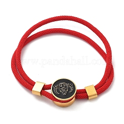 Созвездие нейлоновые шнуры многорядные браслеты BJEW-U016-01B-06