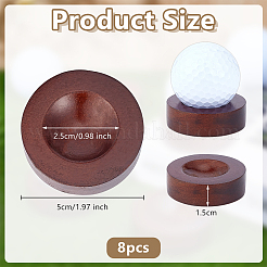 8 Stück Golf-Displayständer aus Kiefernholz zur Präsentation von Golfbällen&nbsp;ODIS-OC0001-95