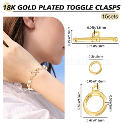 Латуни Переключить застежками&nbsp;KK-BBC0001-96