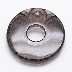 Фэн-шуй натуральный ледяной кристалл обсидиан резные подвески G-A169-014