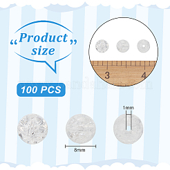 Натуральный хрустят кварц бисер пряди G-OC0001-14