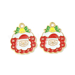 Weihnachten Legierung Emaille Anhänger&nbsp;ENAM-D047-10LG-02