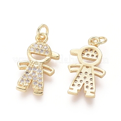 Латунные подвески ZIRC-L087-012G