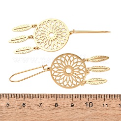 Серьги-кольца из нержавеющей стали 304&nbsp;EJEW-F393-21G