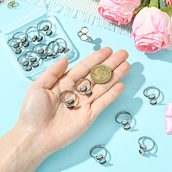 16 шт. манжетные кольца из нержавеющей стали 304 STAS-BBC0008-16