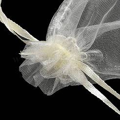 Rectangle organza sacs à cordon&nbsp;CON-PW0001-054C-18