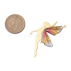 3 шт. большие подвески из смолы градиентного цвета PALLOY-TA00171