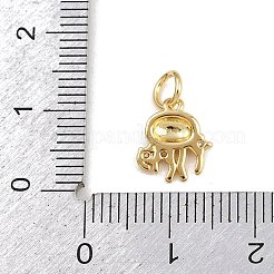 Латунные микро проложить кубического циркония подвески KK-A269-04D-G