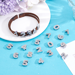 60-teiliges Set aus Strass-Anhängern aus einer Legierung&nbsp;FIND-UN0010-37P