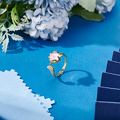 1 шт. 925 фурнитуры для манжетного кольца из стерлингового серебра с микропаве из кубических цирконий STER-UN0001-49G