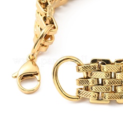 Pvd вакуумное покрытие 201 нержавеющая сталь браслеты для часов&nbsp;STAS-E165-09G