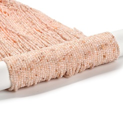 Нити из нагретых натуральных цитриновых бусин&nbsp;LS-G-RM2025-05A-2mm