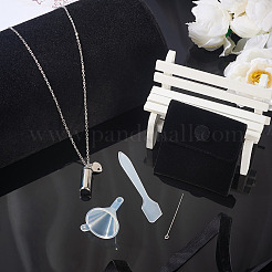 1 шт. комплект из открывающейся колонны из нержавеющей стали 304 с подвеской в виде урны для праха&nbsp;NJEW-TA0001-18