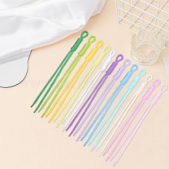 12 pz 12 colori decorazioni pendenti in corda di nylon&nbsp;HJEW-CP0001-47B
