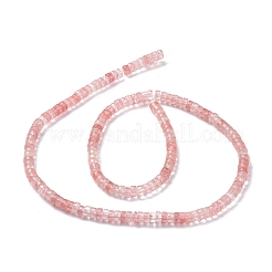 Perle di vetro di quarzo ciliegio fili&nbsp;LS-G-P468-20
