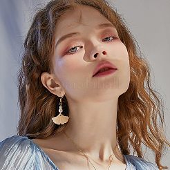 16шт 4 стиля подвески из натуральных ракушек SHEL-AR0001-14