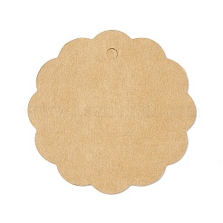 100 etichetta regalo in carta kraft bianca&nbsp;CDIS-B001-08