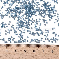 MIYUKIラウンドロカイユビーズ  日本製シードビーズ  （rr4482)デュラコート染め不透明ヤマモモ  15/0  1.5mm  穴：0.7mm  約27777個/50g&nbsp;SEED-X0056-RR4482